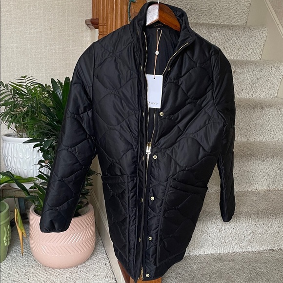 NWT Quince Featherless Down Black Quilted Puffer Jacket - Picture 2 of 15